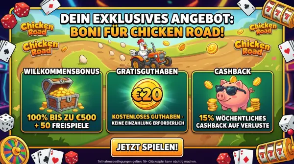 Chicken Road Boni & Aktionen