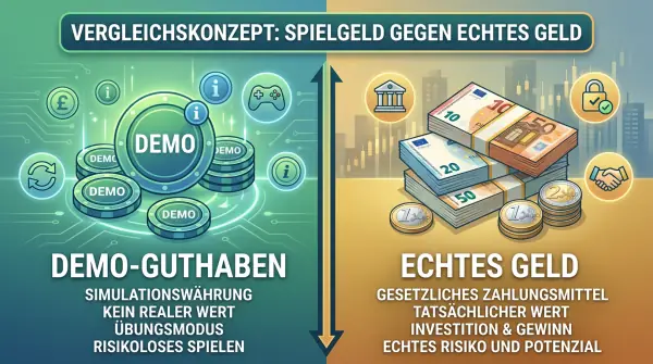 Demo vs. Echtgeld Vergleich