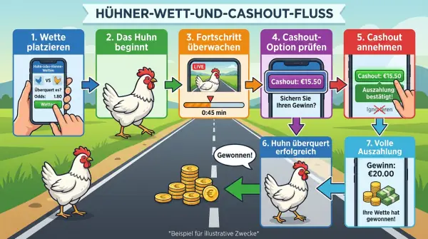 Schritt-für-Schritt-Spielanleitung Chicken Road