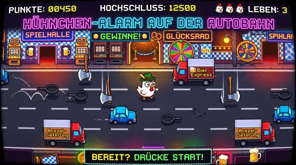 Chicken Road Crash-Spiel