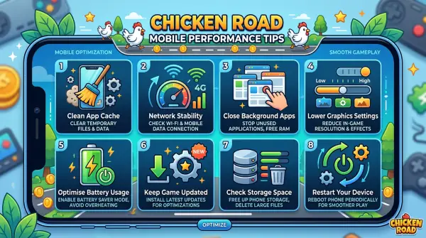 Performance tips for Chicken Road on mobile