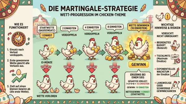 Martingale-Strategie bei Chicken Road